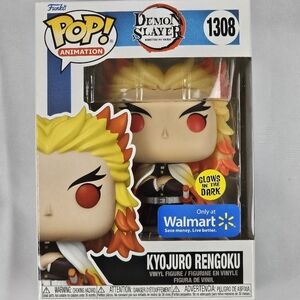 Kyojuro Rengoku 1308 Demon Slayer Glow in the Dark Funko NEW